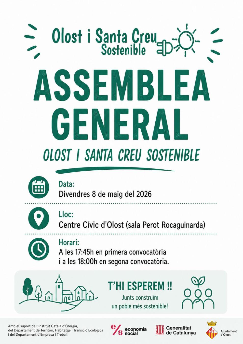 Assemblea General d'Olost i Santa Creu Sostenible